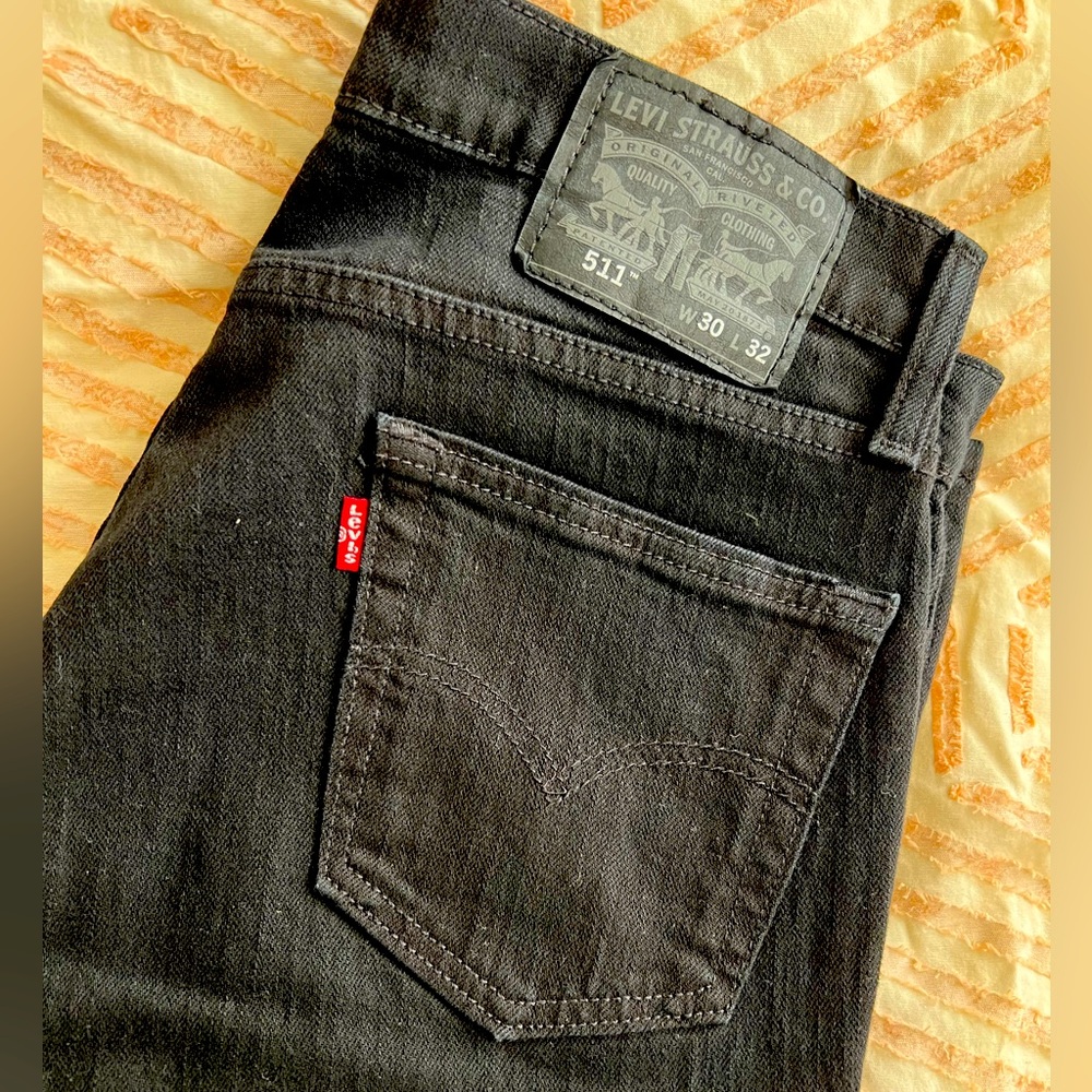 Levi’s men’s 511 black jeans. Size 30x32.